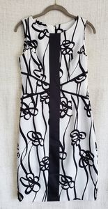 London Times B&W midi dress.